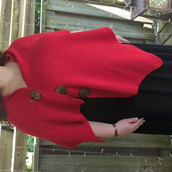 Red Multipurpose Scarf - Picture 2 of 12